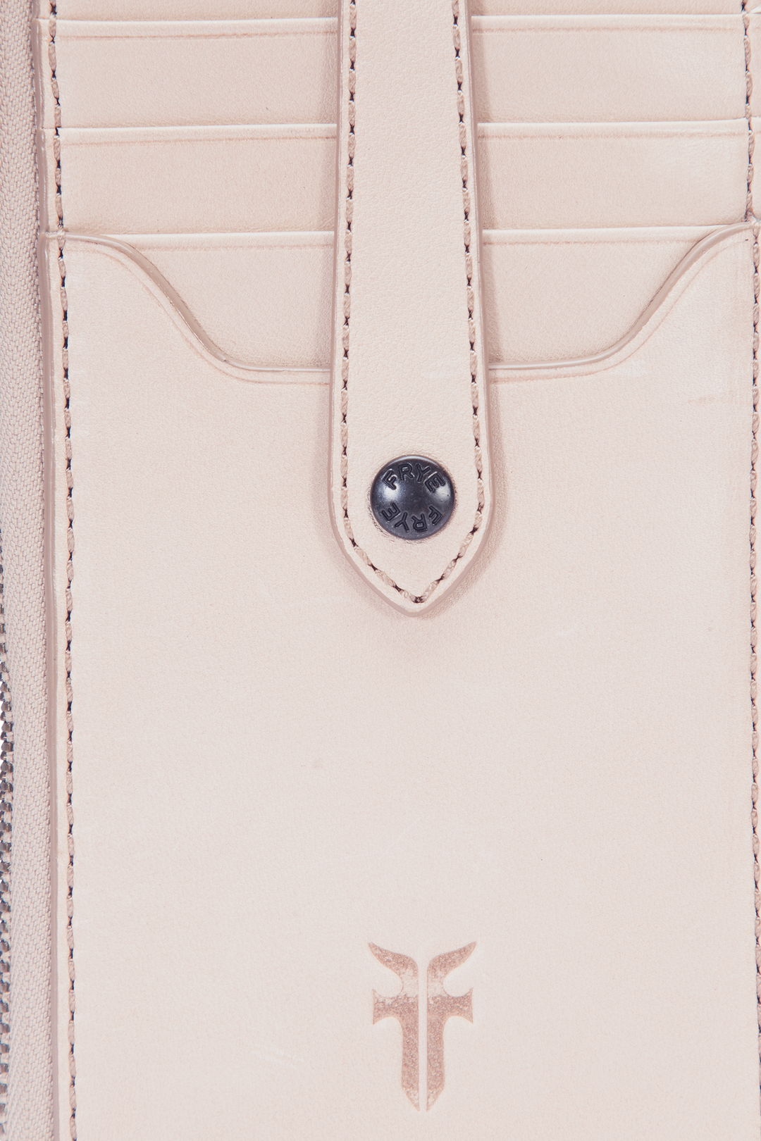 Frye Melissa Nude Snap Card Wallet Nude