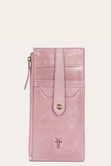 Frye Melissa Orchid Snap Card Wallet Orchid