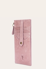 Frye Melissa Orchid Snap Card Wallet Orchid