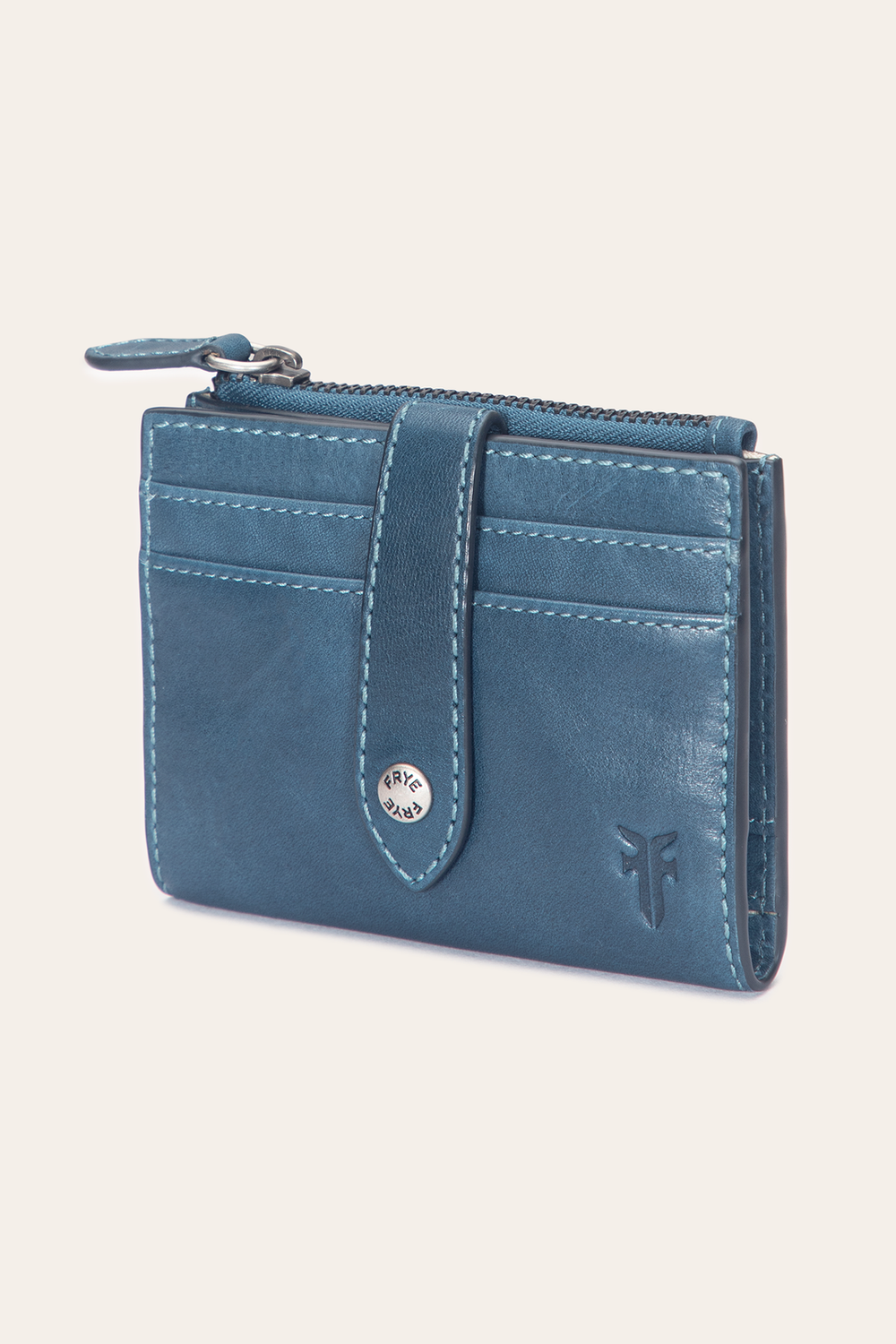 Frye Melissa Steel Coin Purse Steel