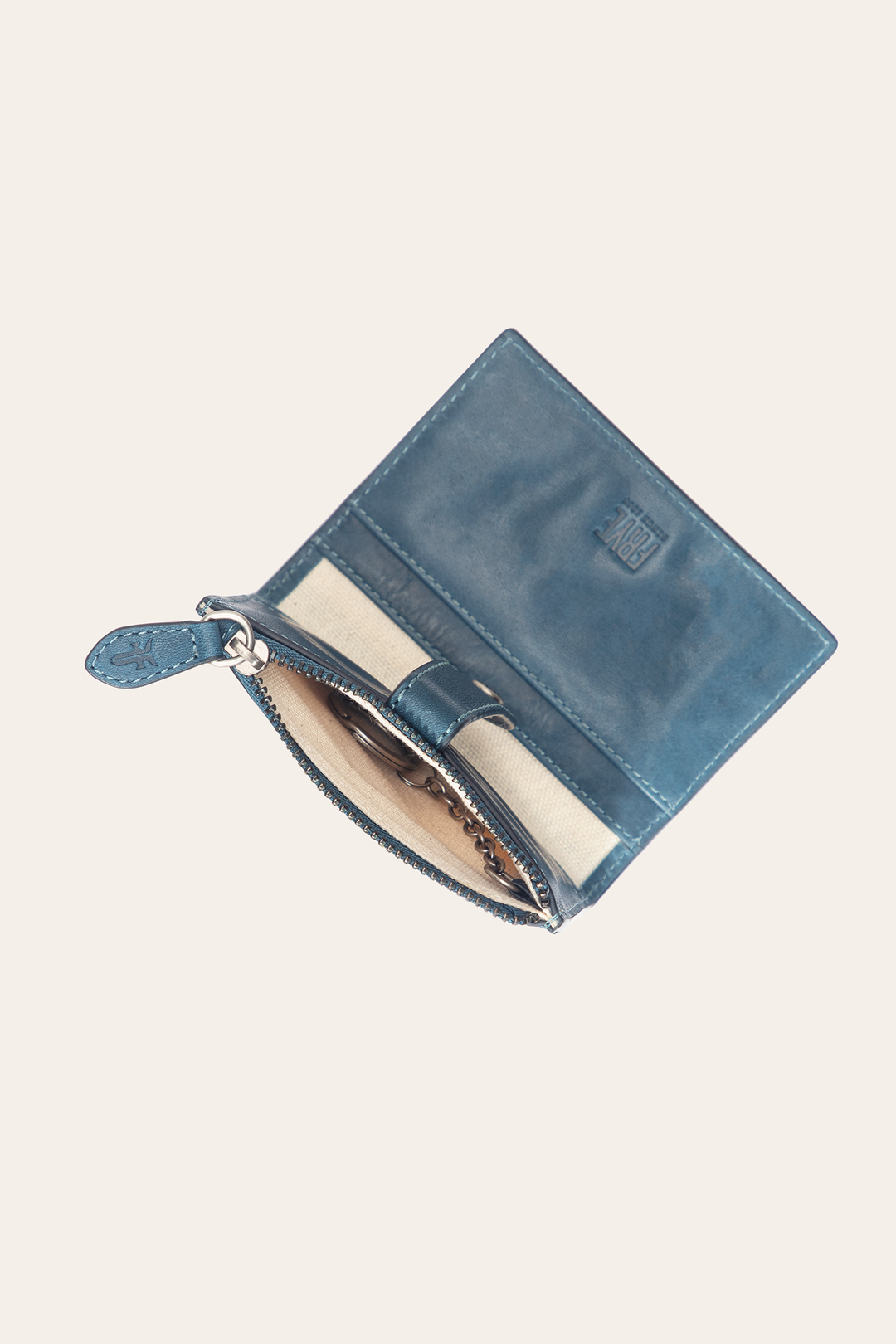 Frye Melissa Steel Coin Purse Steel