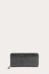 Frye Melissa Carbon Zip Wallet Carbon