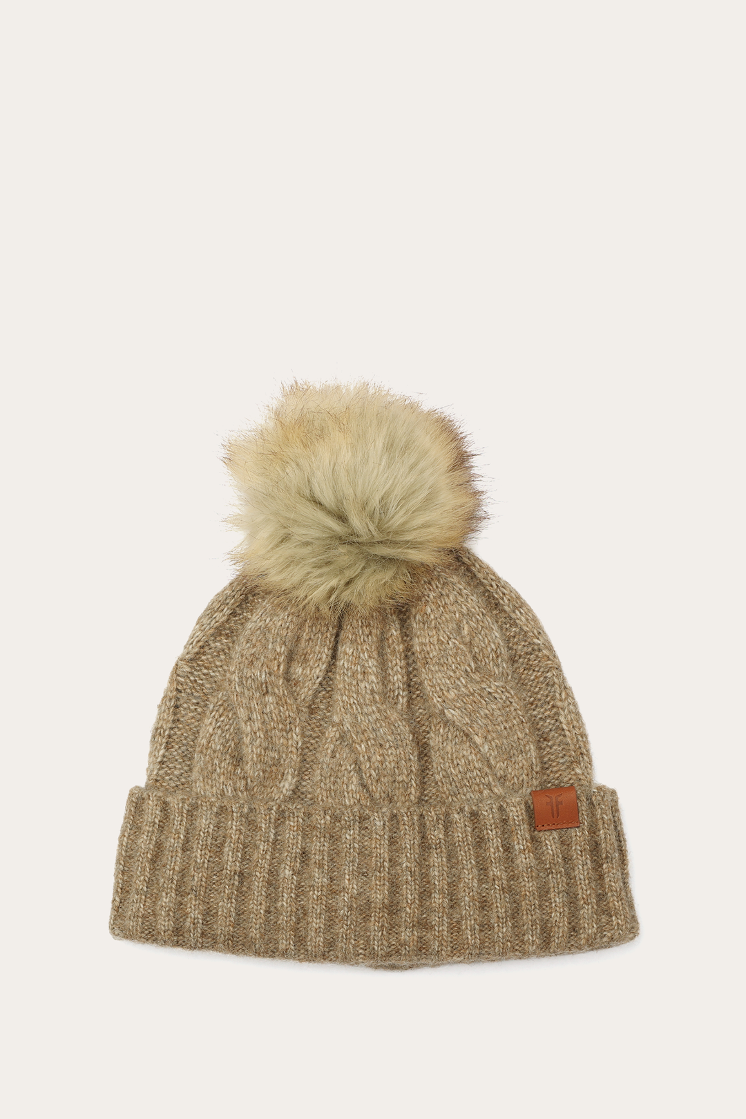 Frye Burnt Olive Wide Cable Cuff Hat Burnt Olive