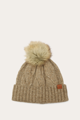 Frye Burnt Olive Wide Cable Cuff Hat Burnt Olive