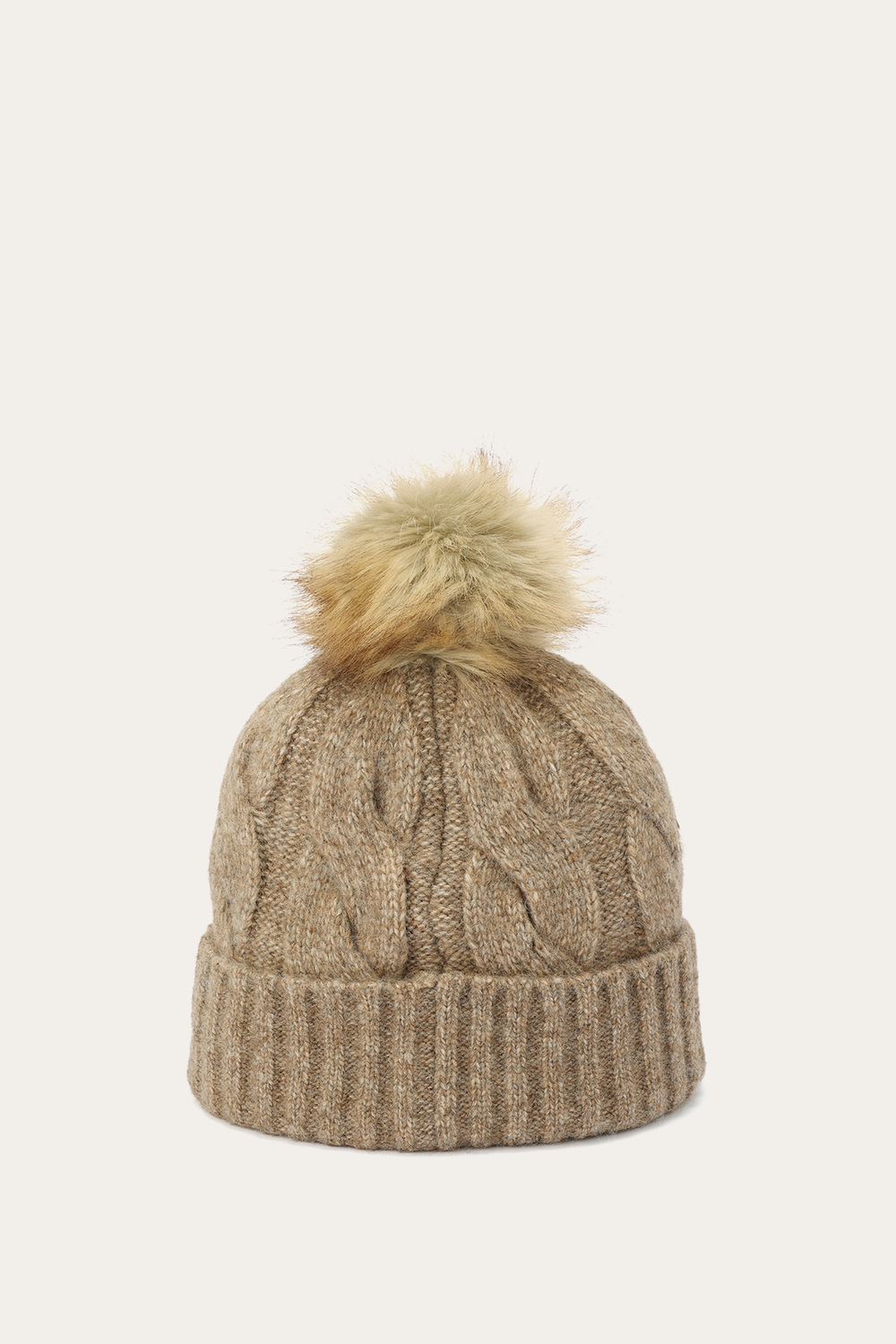 Frye Burnt Olive Wide Cable Cuff Hat Burnt Olive