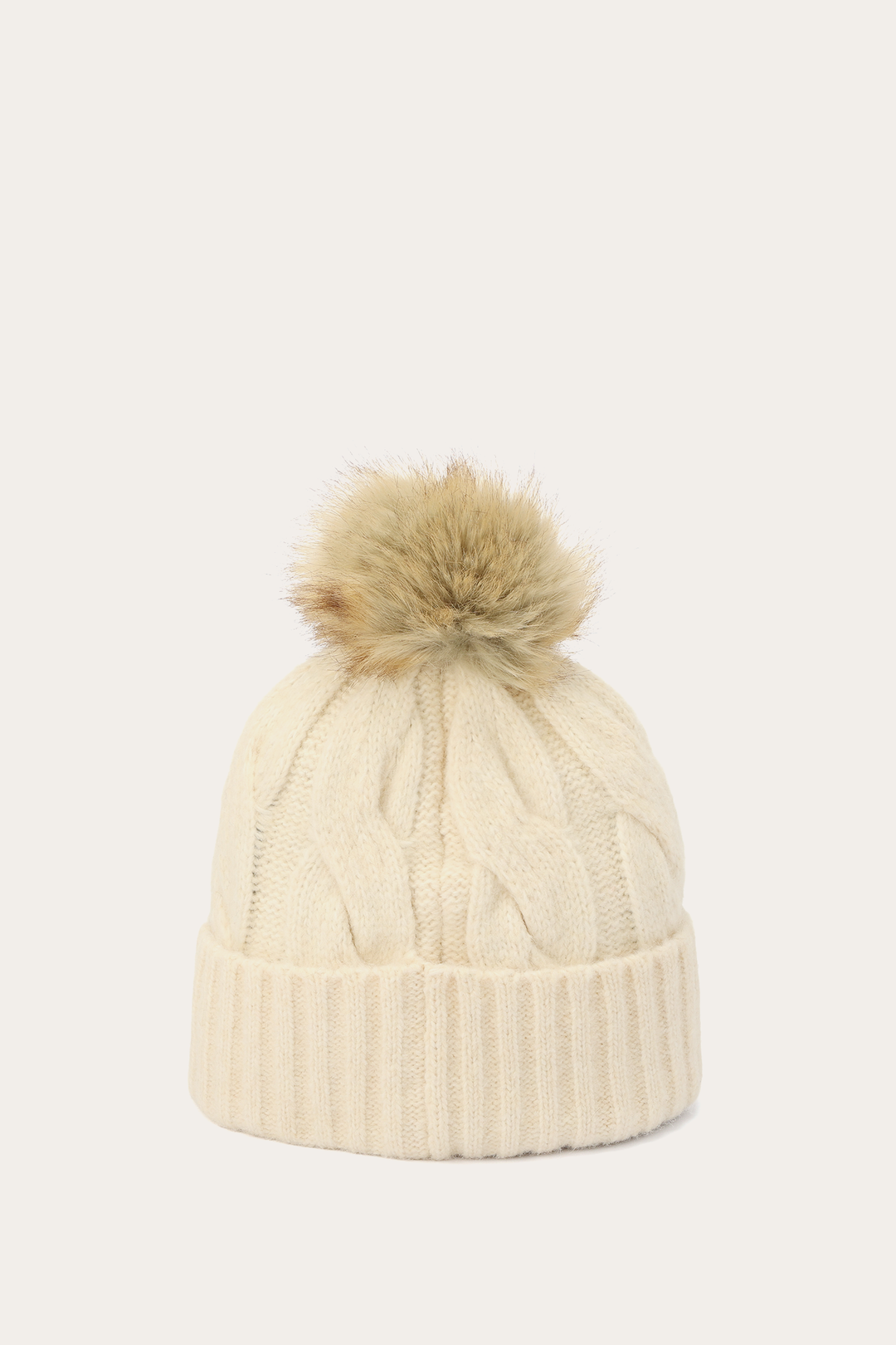 Frye Birch Wide Cable Cuff Hat Birch