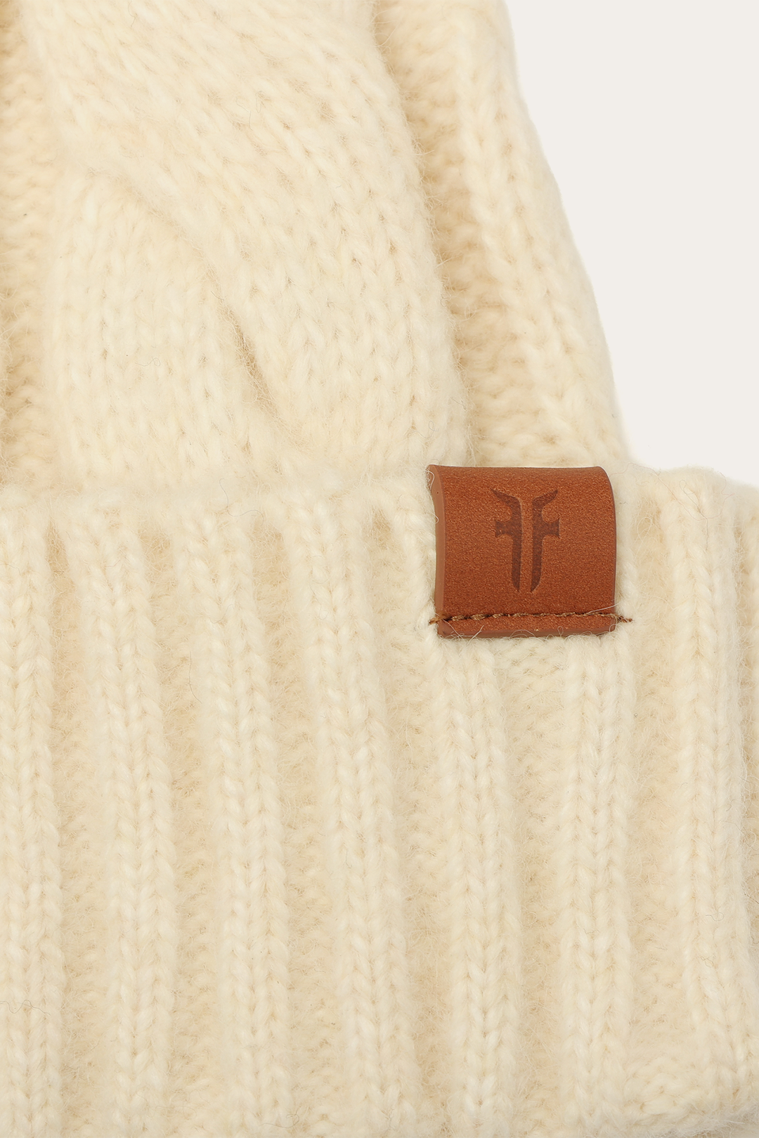 Frye Birch Wide Cable Cuff Hat Birch
