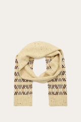 Frye Birch Tweed Fair Isle Scarf Birch