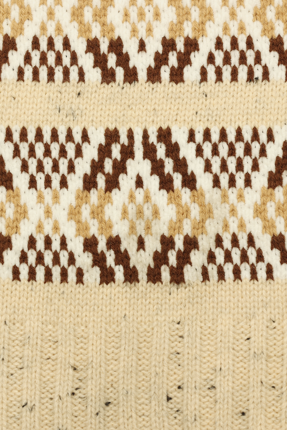 Frye Birch Tweed Fair Isle Scarf Birch