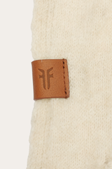 Frye Birch Long Fringe Triangle Scarf Birch