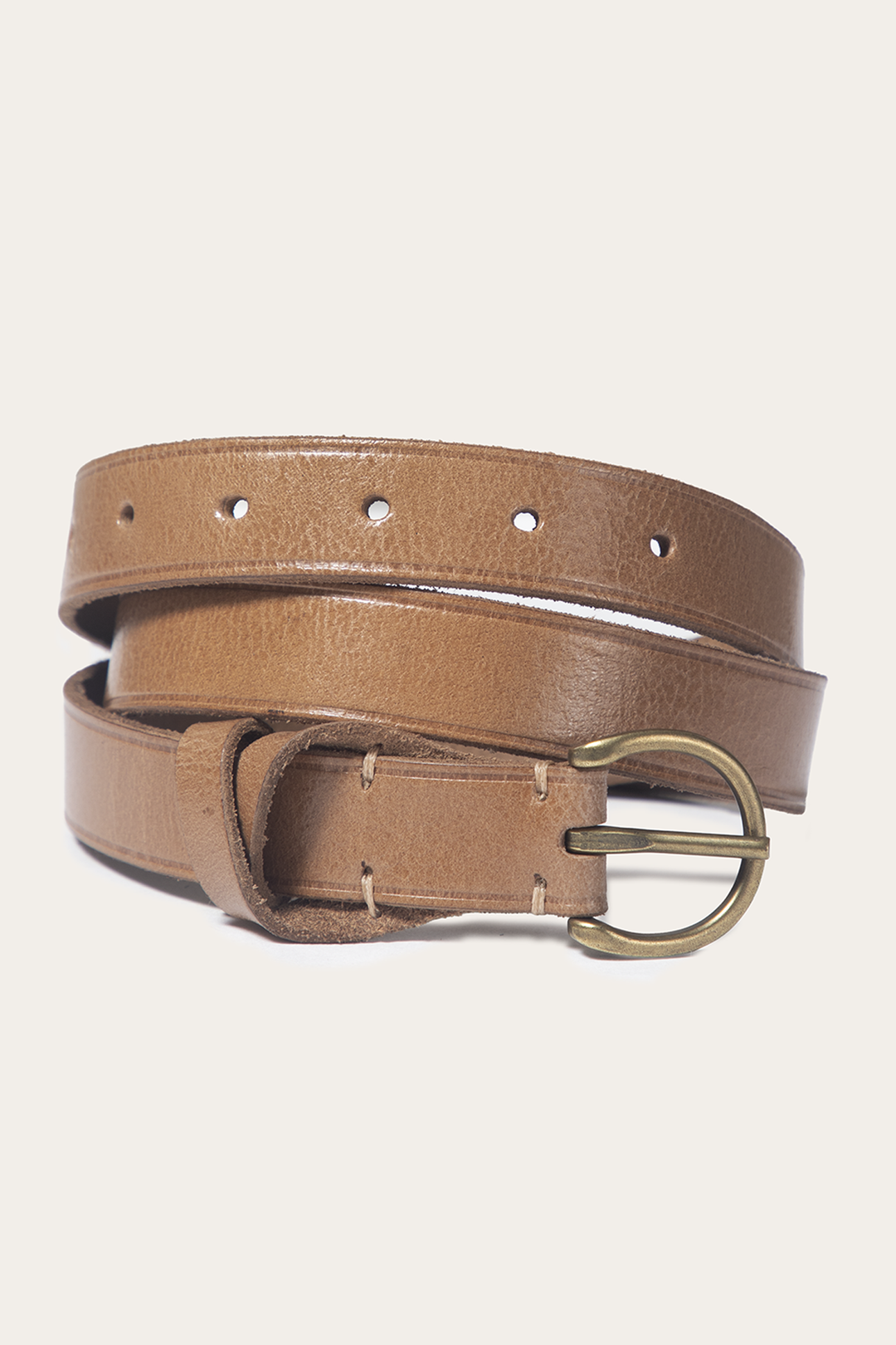 Frye Light Bronze 25mm Belt Light Bronze