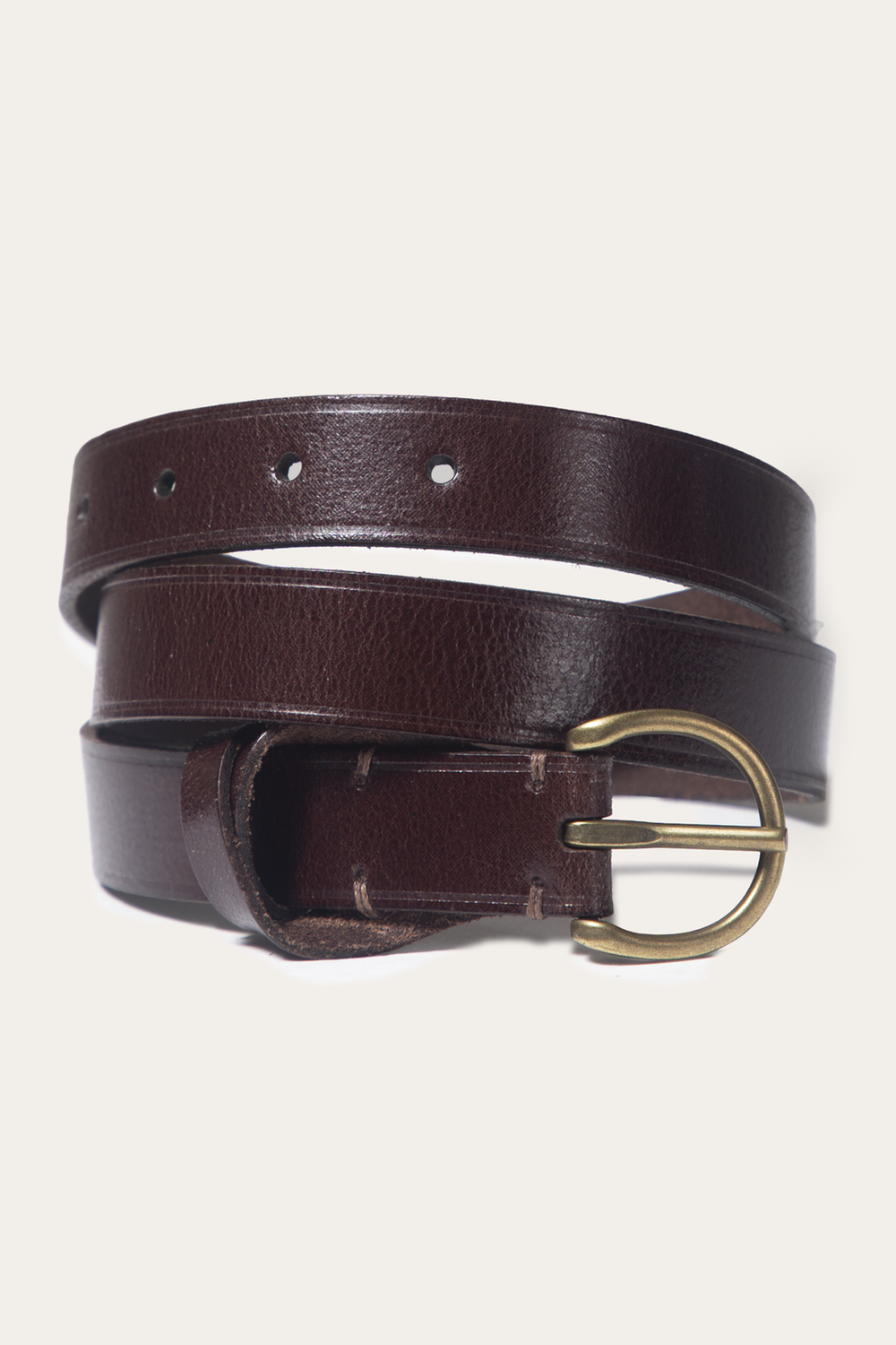 Frye Brown 25mm Belt Brown