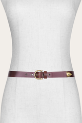 Frye Women’s Tan 25mm Horseshoe Buckle Belt Tan