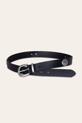 Frye Women’s Black 30mm Concho Belt Black