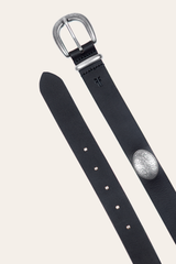 Frye Women’s Black 30mm Concho Belt Black