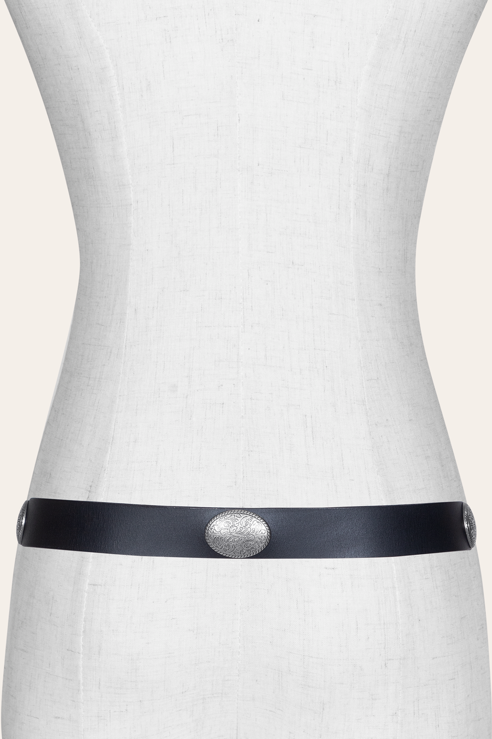 Frye Women’s Black 30mm Concho Belt Black