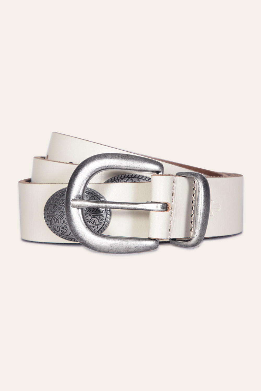 Frye Women’s Oat 30mm Concho Belt Oat