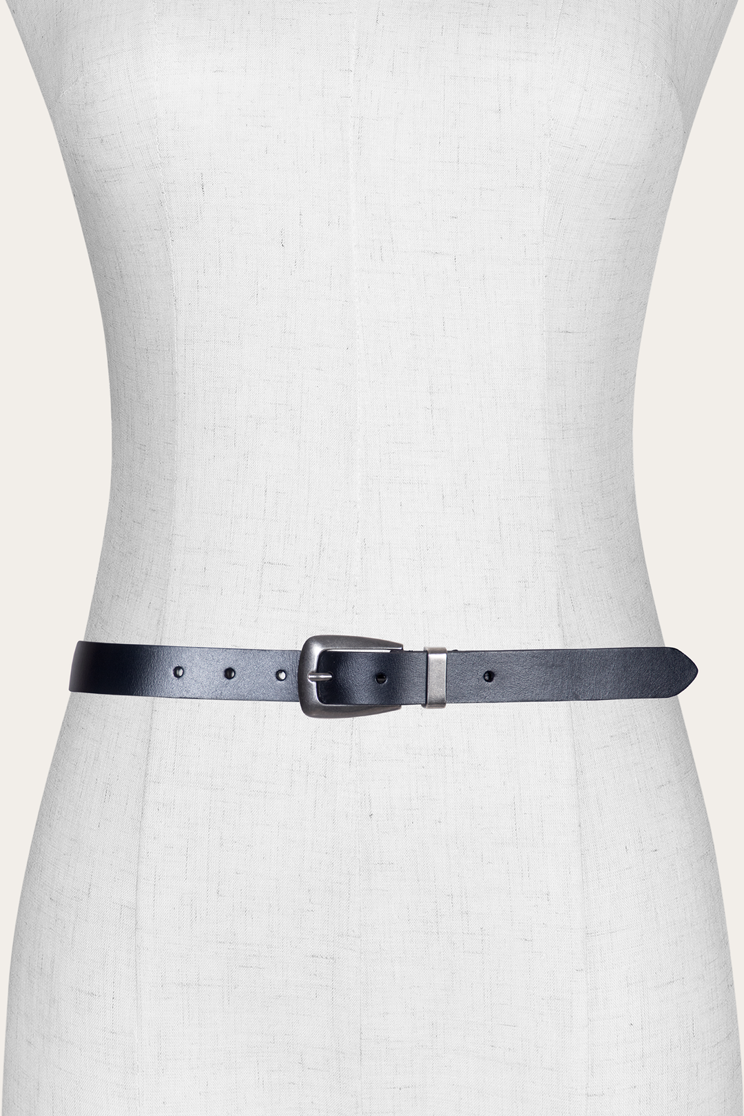 Frye Women’s Black 25mm Belt With Metal Loop Black
