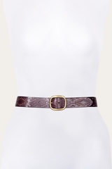 Frye 38mm Brown Southwestern Embossed Belt