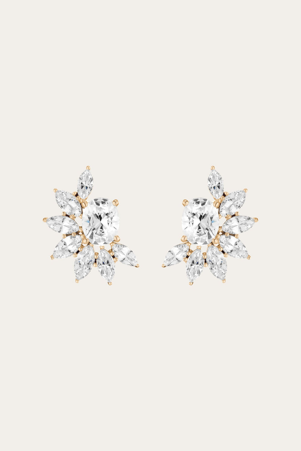 Frye Women’s Marquise Fringe Earrings | Aurate x The Frye Company Yellow Vermeil