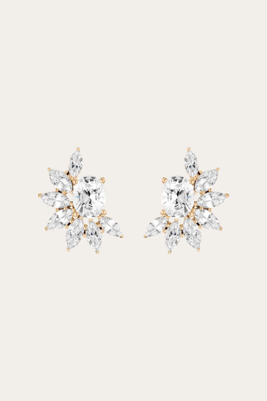 Frye Women’s Marquise Fringe Earrings | Aurate x The Frye Company Yellow Vermeil