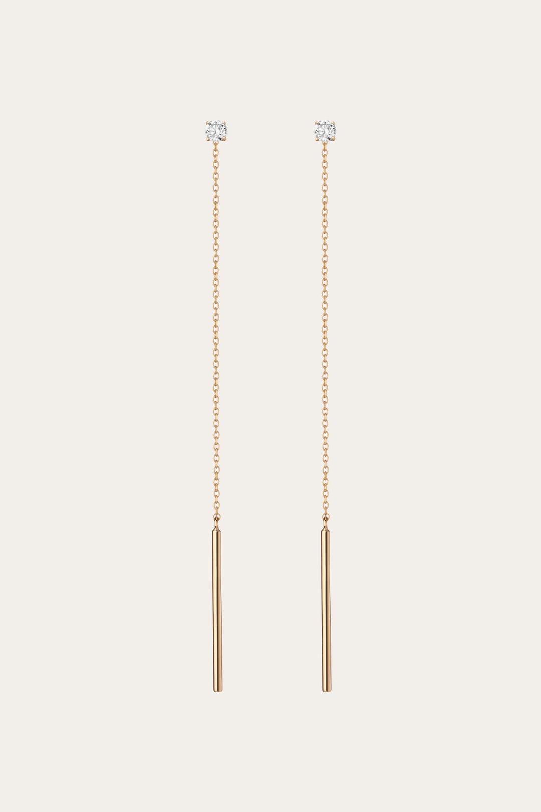 Frye Women’s Lab Grown Diamond Lariat Earrings | Aurate x The Frye Company 14k Yellow Gold