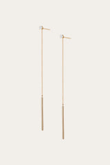 Frye Women’s Lab Grown Diamond Lariat Earrings | Aurate x The Frye Company 14k Yellow Gold