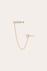 Frye Women’s Lab Grown Diamond Stud and Ear Cuff | Aurate x The Frye Company 14k Yellow Gold
