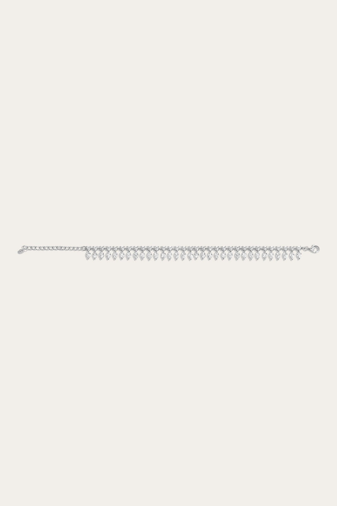 Frye Women’s Marquise Fringe Bracelet | Aurate x The Frye Company Sterling Silver