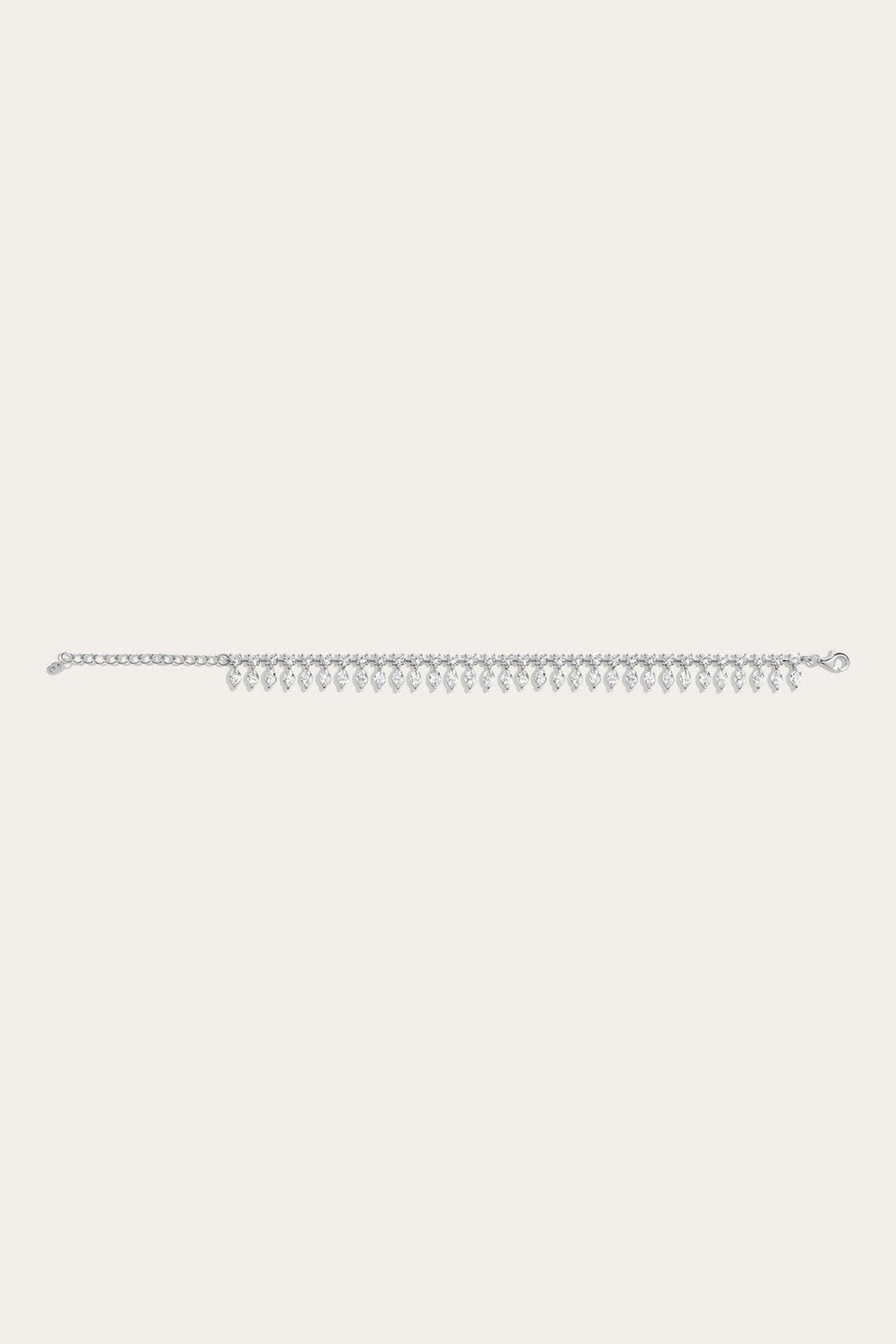 Frye Women’s Marquise Fringe Bracelet | Aurate x The Frye Company Sterling Silver