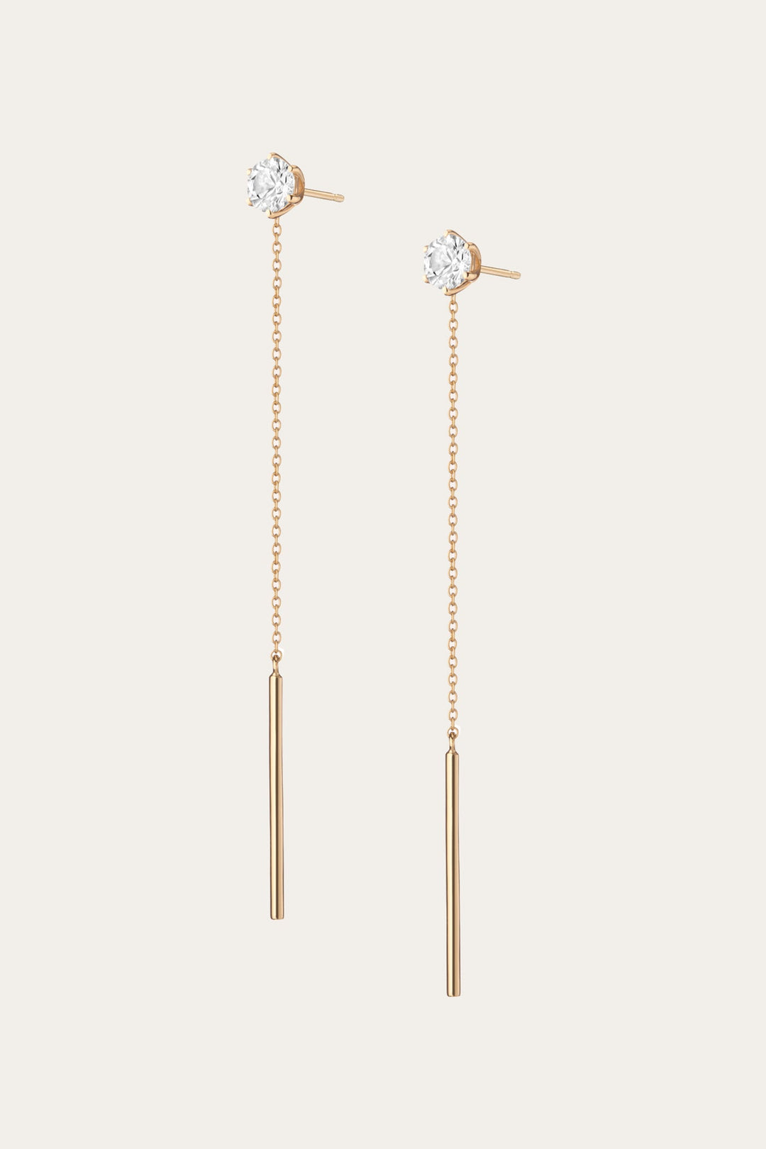Frye Women’s Spur Lariat Earrings | Aurate x The Frye Company Yellow Vermeil