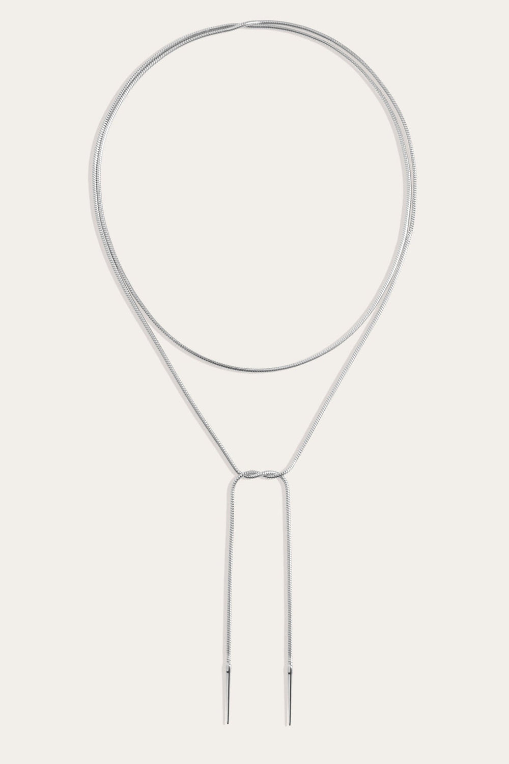 Frye Women’s Lasso Wrap Necklace | Aurate x The Frye Company Sterling Silver