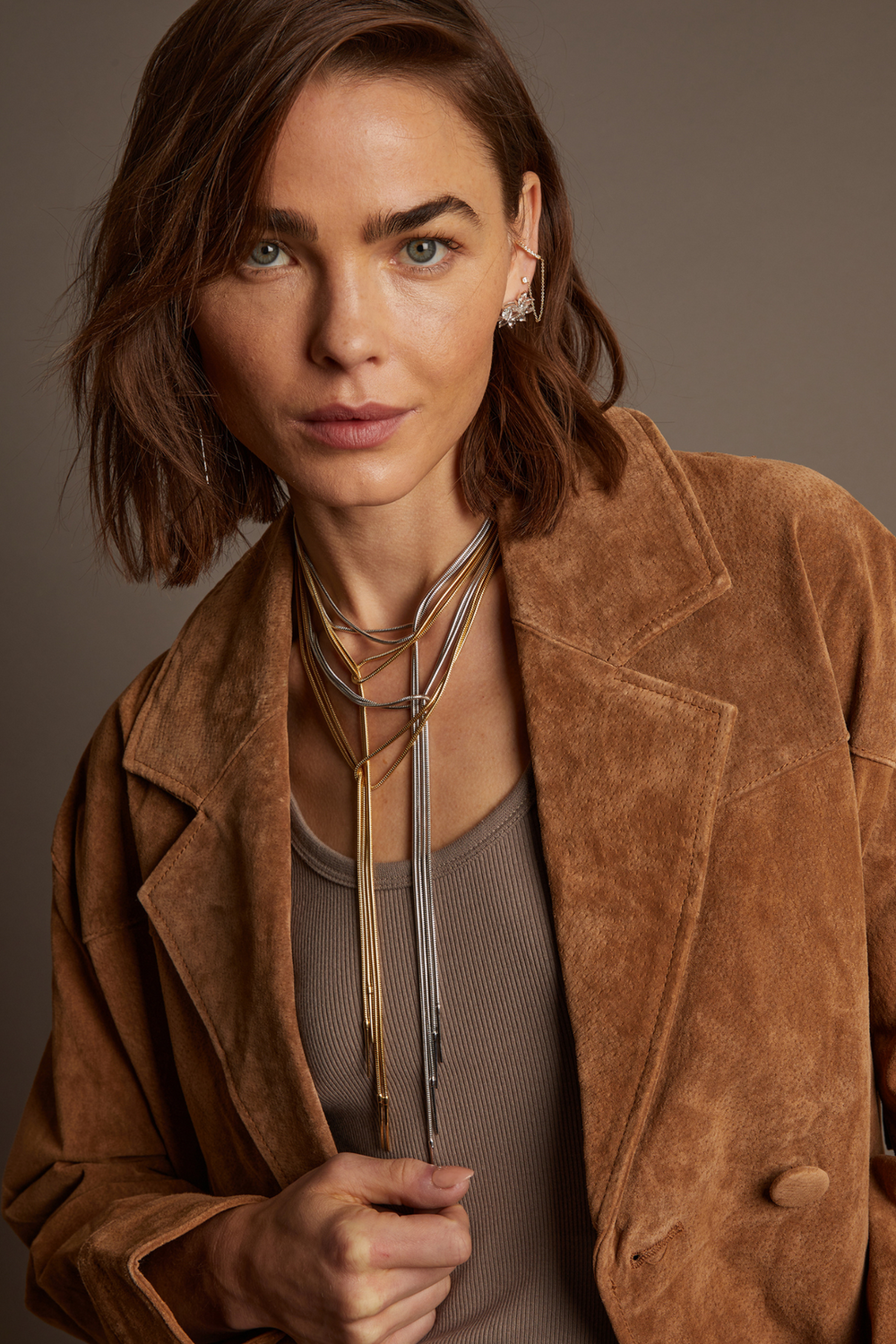 Frye Women’s Lasso Wrap Necklace | Aurate x The Frye Company Sterling Silver