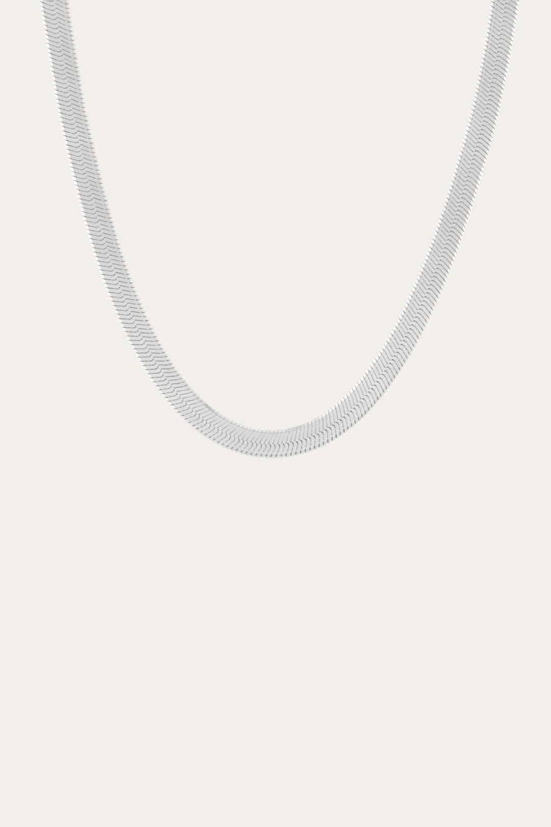 Frye Women’s Extra Bold Herringbone Necklace | Aurate x The Frye Company Sterling Silver