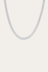 Frye Women’s Extra Bold Herringbone Necklace | Aurate x The Frye Company Sterling Silver
