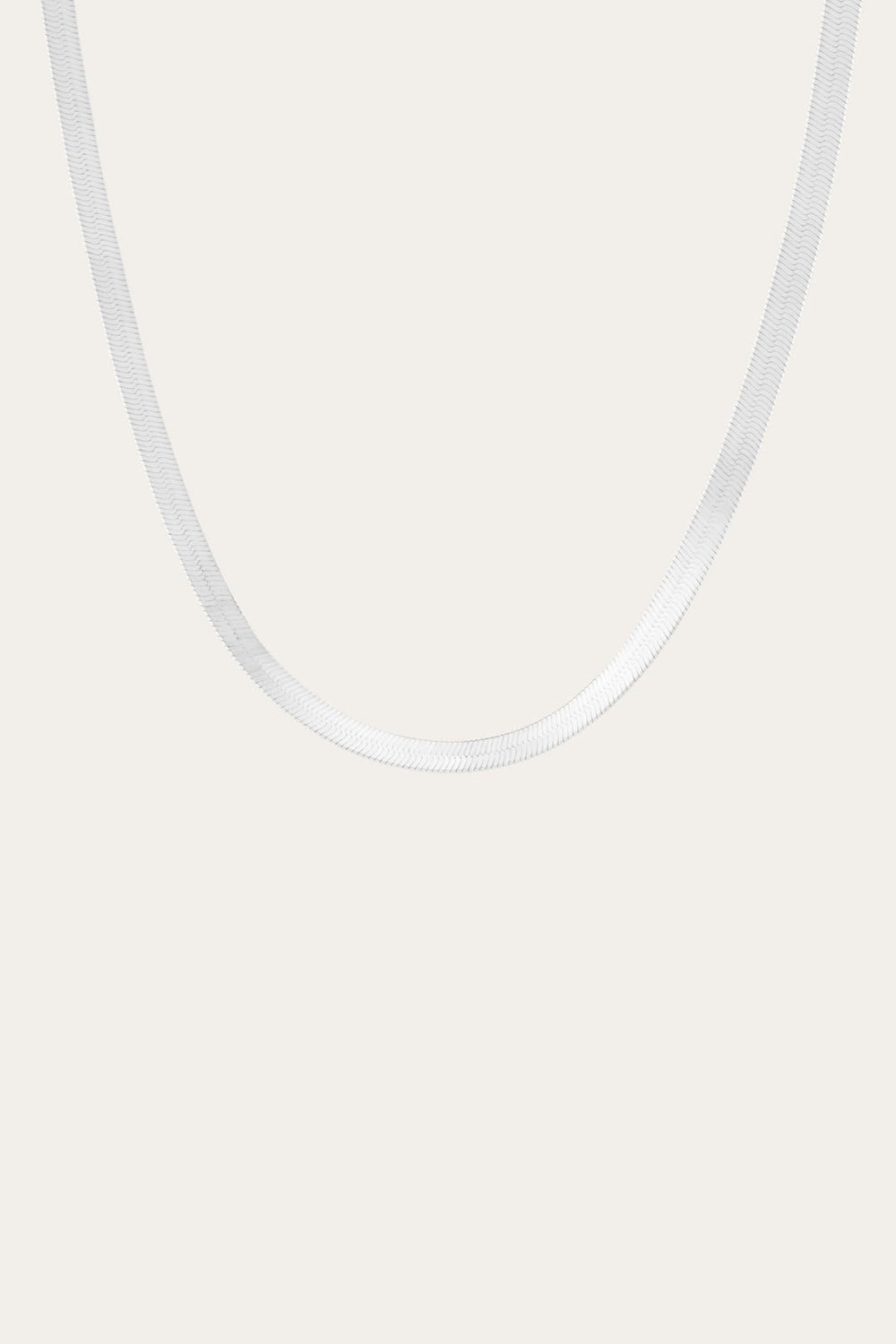 Frye Women’s Bold Herringbone Necklace | Aurate x The Frye Company Sterling Silver