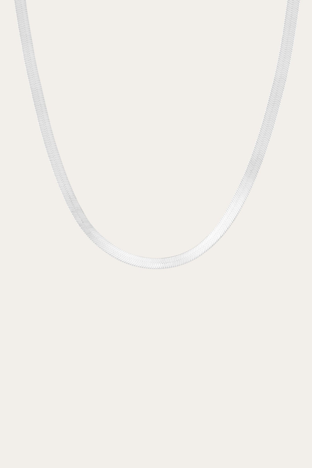 Frye Women’s Bold Herringbone Necklace | Aurate x The Frye Company Sterling Silver