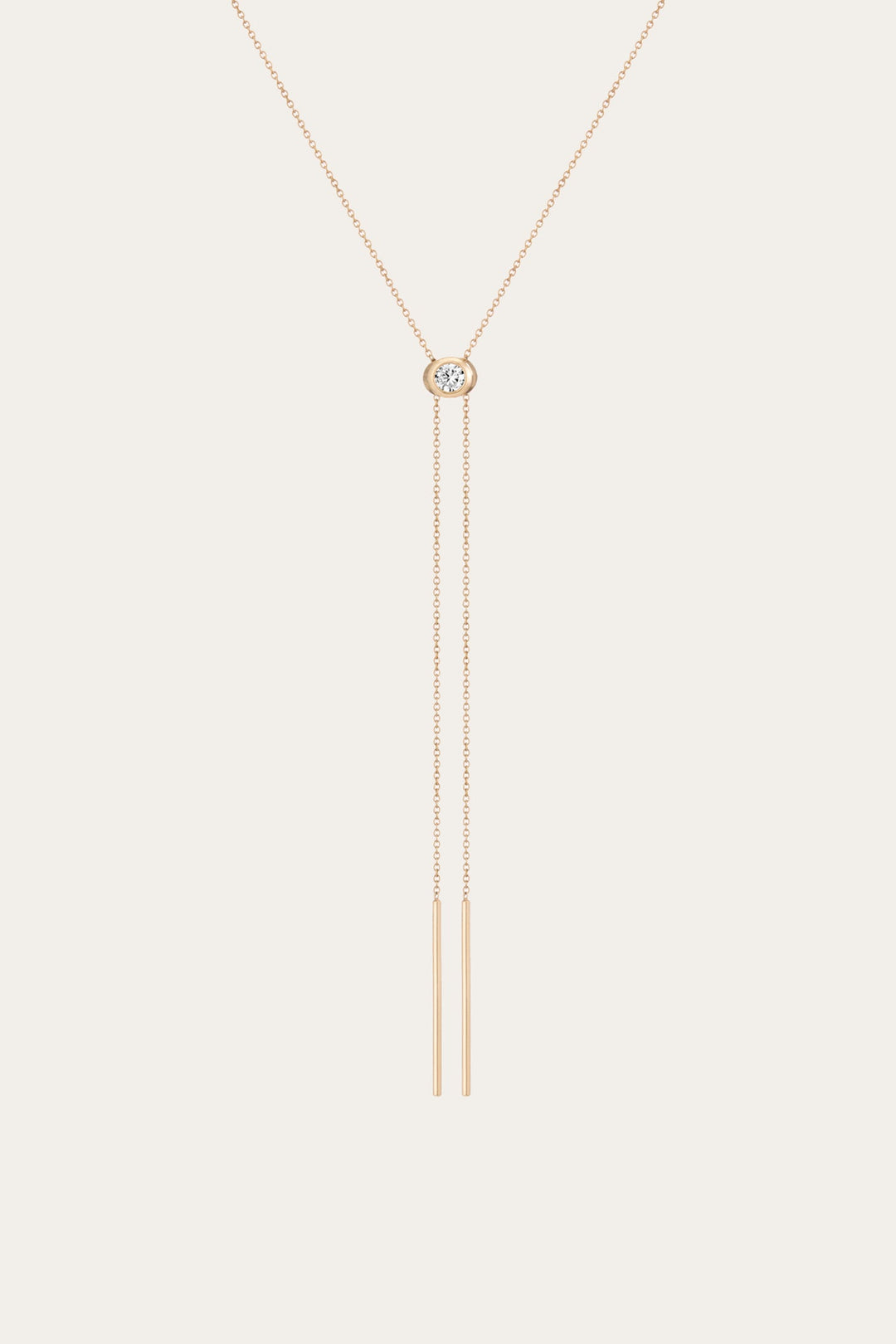 Frye Women’s Lab Grown Diamond Bolo Necklace | Aurate x The Frye Company 14k Yellow Gold