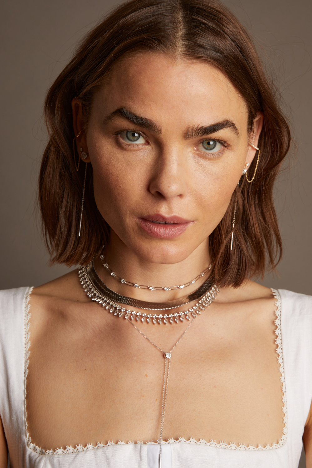 Frye Women’s Lab Grown Diamond Bolo Necklace | Aurate x The Frye Company 14k Yellow Gold