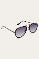 Frye Reagan Black Sunglasses Black