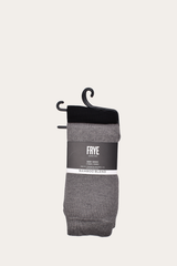 Frye Women’s Ash Bamboo Boot Socks 2 Pack Ash
