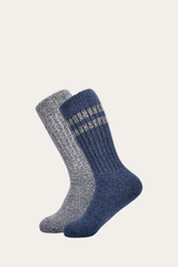 Frye Women’s Navy Super Soft Boot Socks 2 Pack Navy