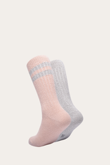Frye Women’s Blush Super Soft Boot Socks 2 Pack Blush