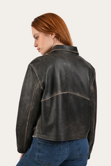 Frye Black Clancy Jacket Black