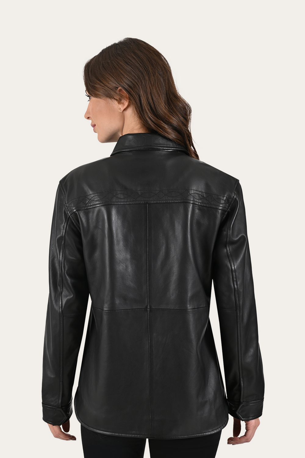Frye Black Bailor Shirt Jacket Black