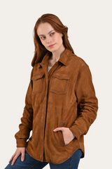 Frye Light Brown Avett Overshirt Jacket Light Brown