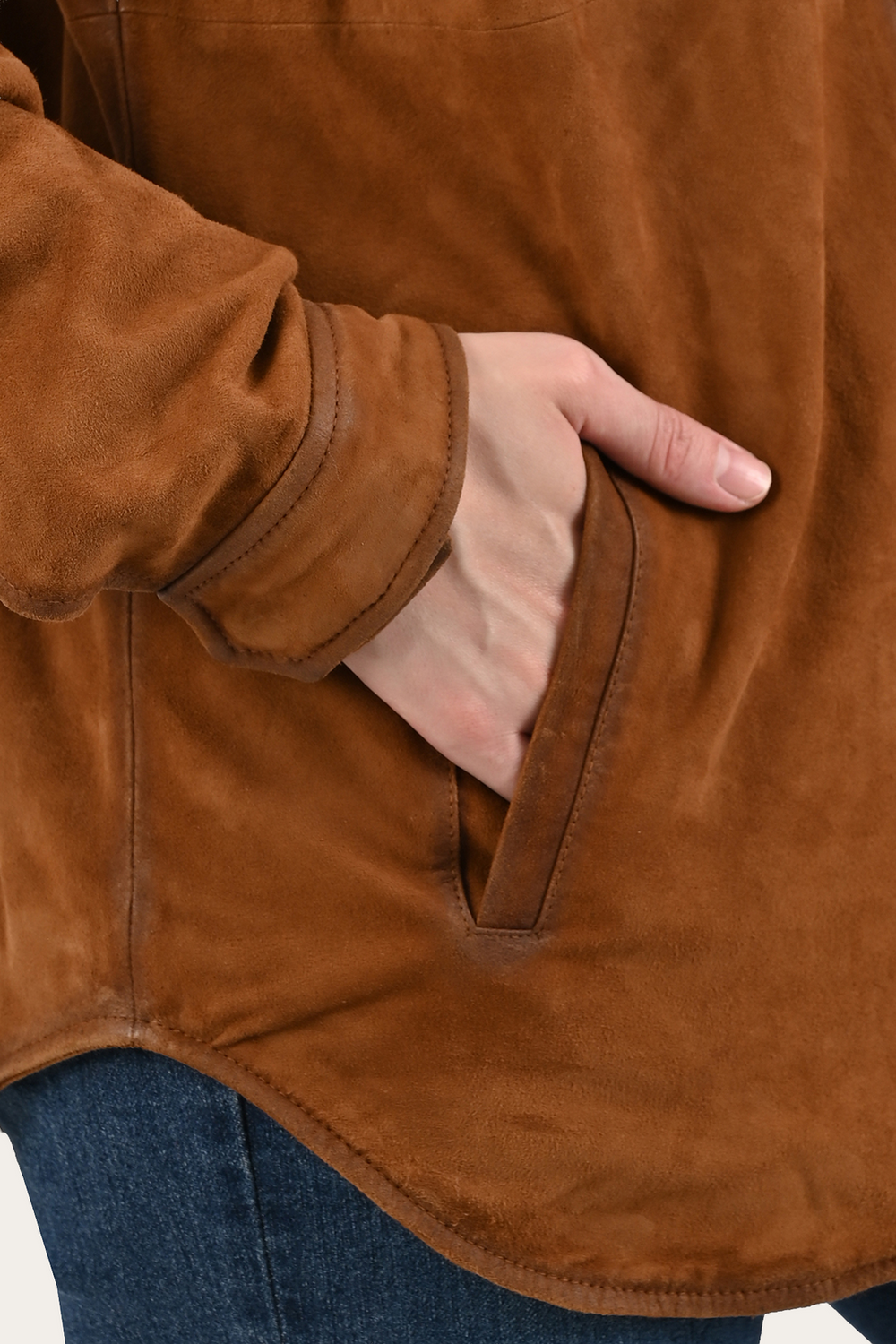 Frye Light Brown Avett Overshirt Jacket Light Brown