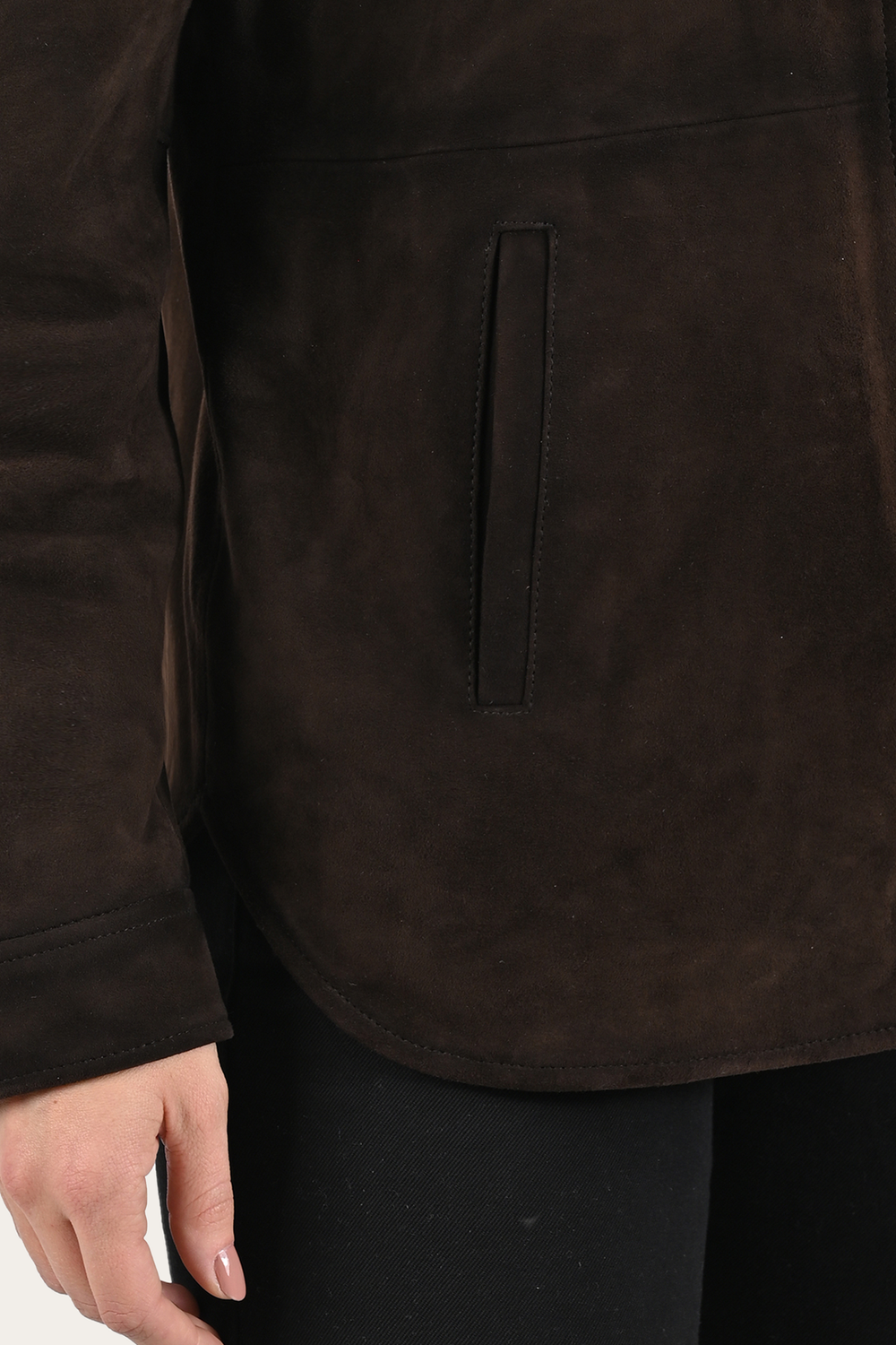 Frye Dark Brown Avett Overshirt Jacket Dark Brown