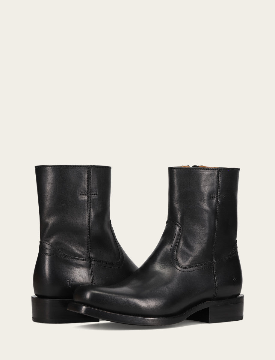 Frye Men's Black Campus Inside Zip Boot Black