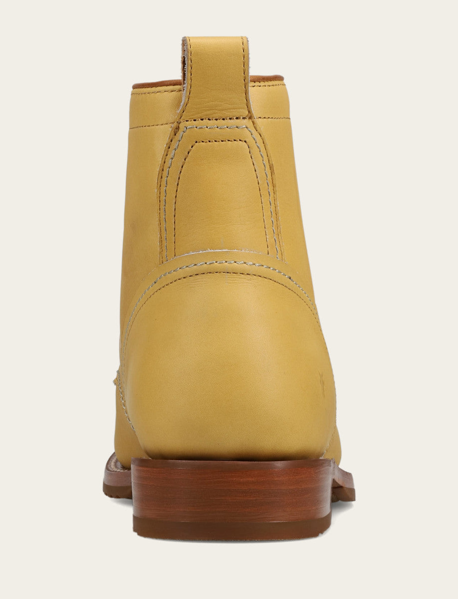 Frye Men's Banana Hudson Workboot Plain Toe Boot Banana